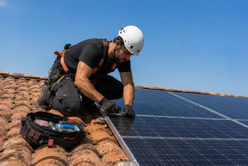 Maintenance et monitoring de panneaux solaires à Saint-Pargoire